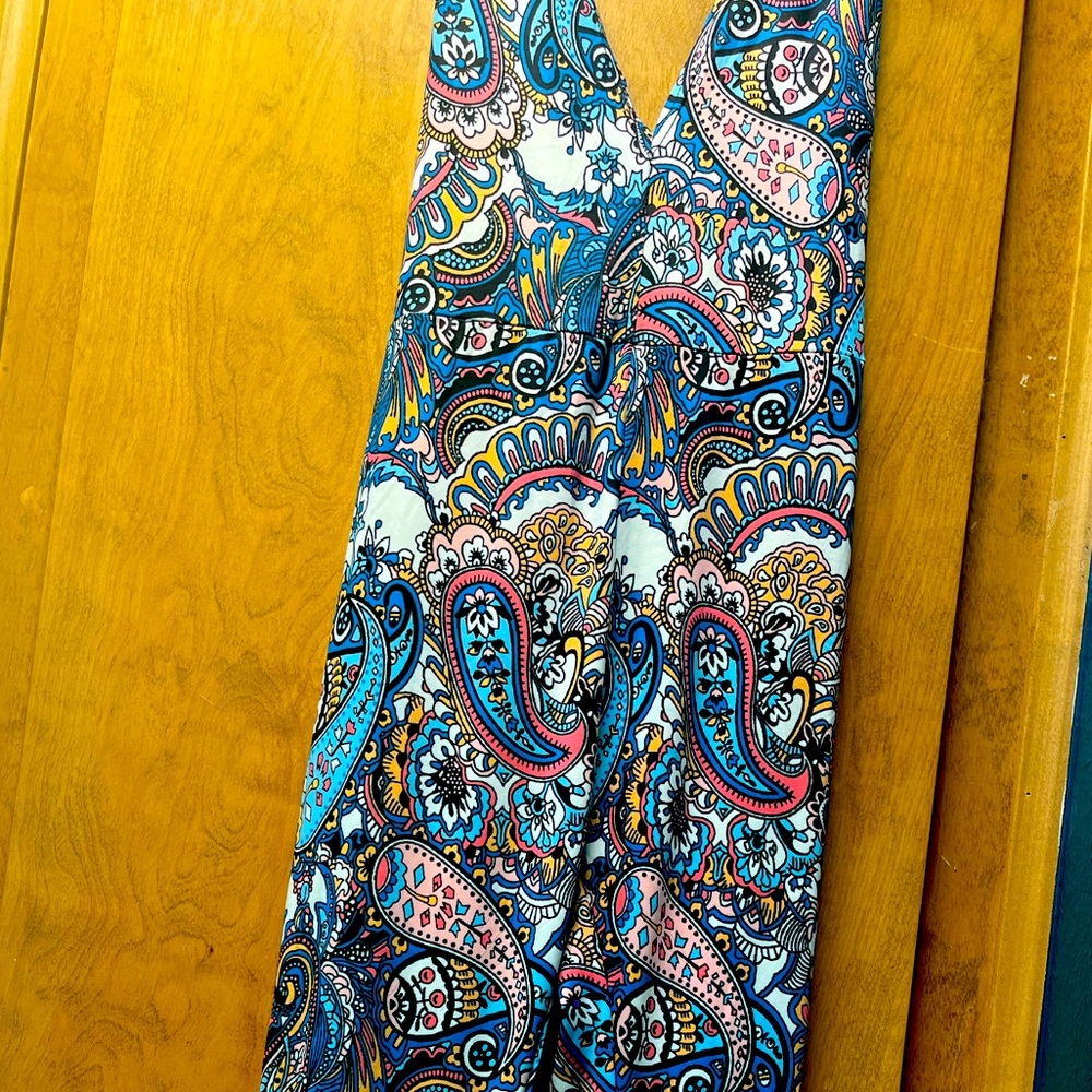 Vintage 60s paisley jumpsuit - Picture 2 of 2